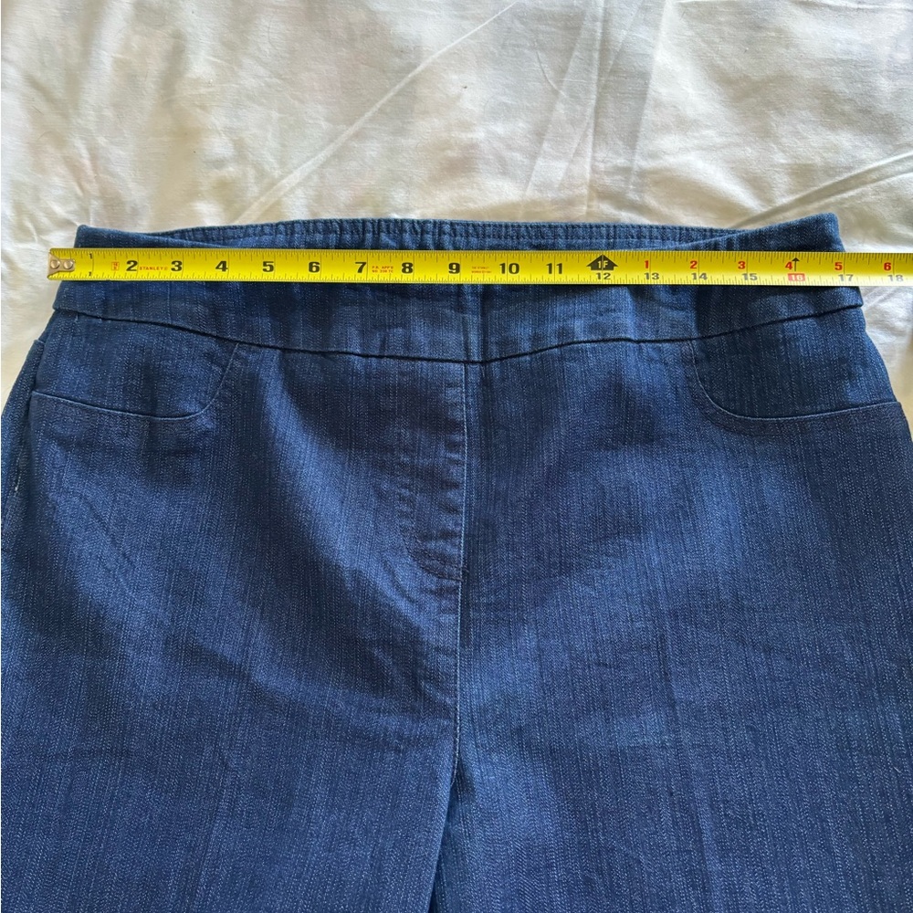 Soft Surroundings XL denim ankle jeans - Picture 10 of 13